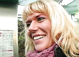 Hardcore audition with blonde