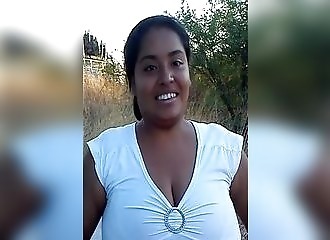 She shows her huge tits