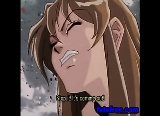 Bondage manga avec une maîtresse gantée