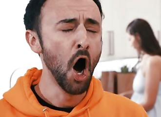 ?Kinky bisexual roommates cheat on each other